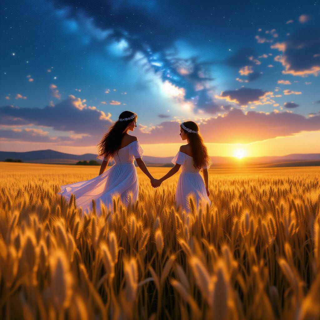 Demeter and Persephone.