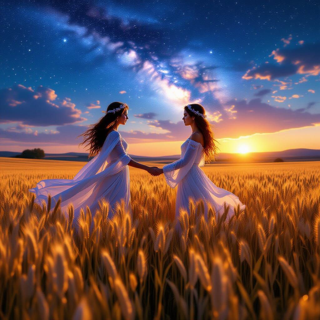 Demeter and Persephone.