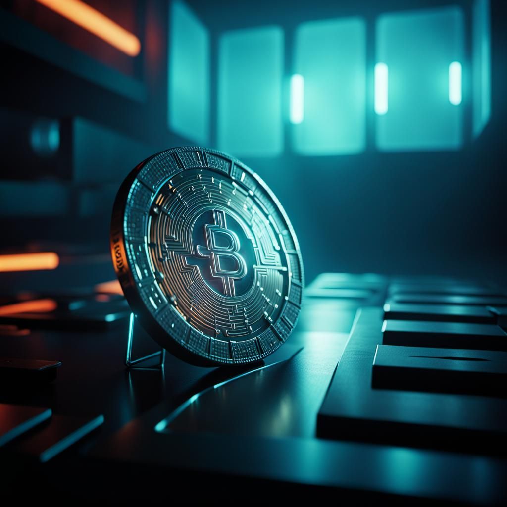 Sleek Crypto Token in Darkroom Epicness