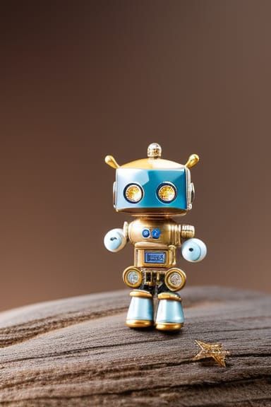 cute toy steampunk robot