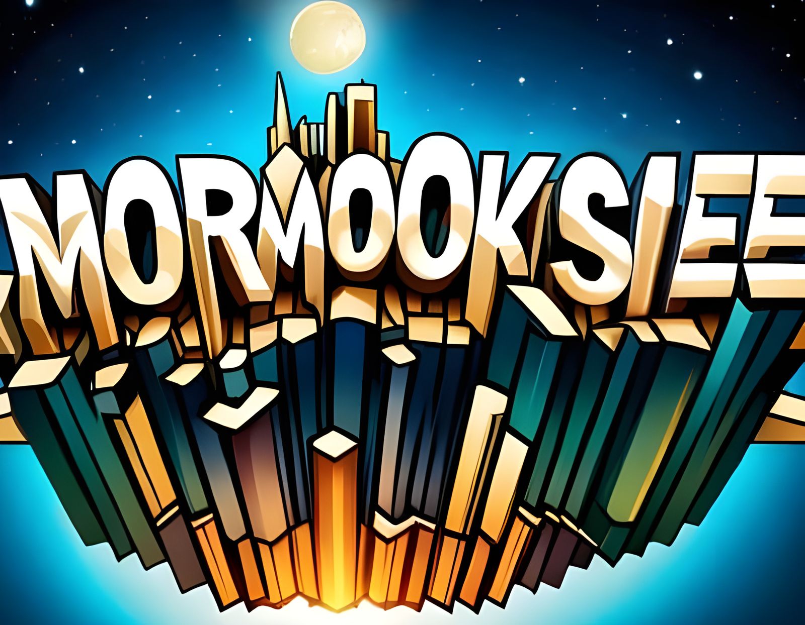 Giant "iiiiiiiiiii" Word Art with Cool Lettering