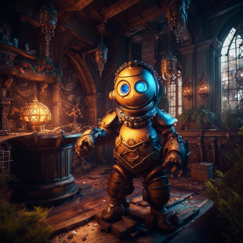 Fantastical Matte Painting in Deep Color