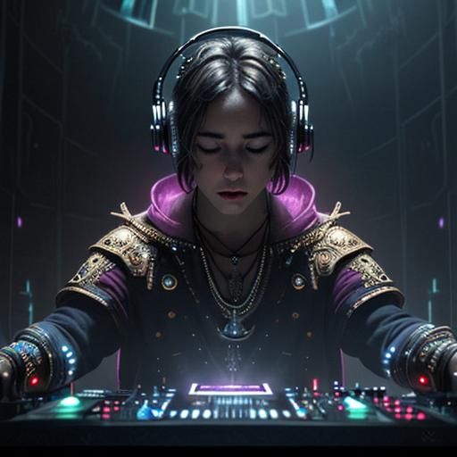 God as DJ: Epic Digital Matte Painting