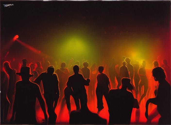 Nightclub Dance Floor Midnight Magic