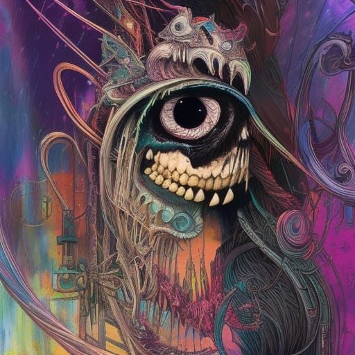 Dark Academia Murderous Chickens Concept Art