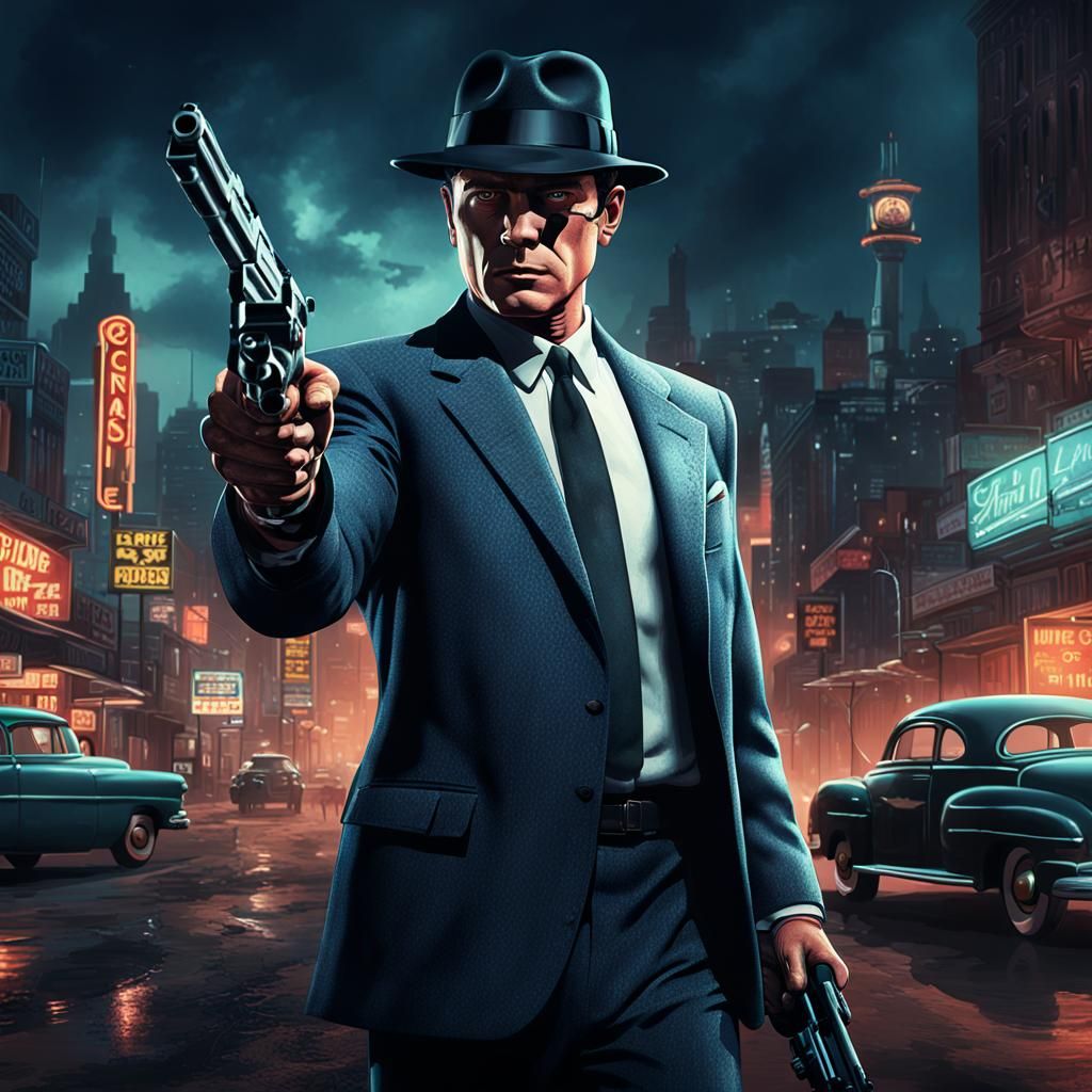 1950s Noir Crime Novel Cover Art