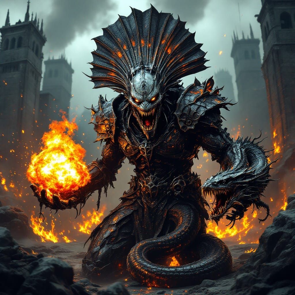 Industrial Warlord Dominates Darkened Ruins