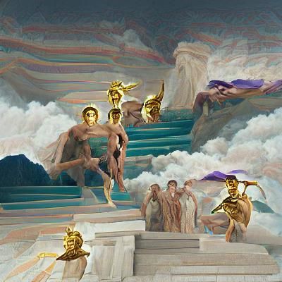 Gods on Mount Olympus