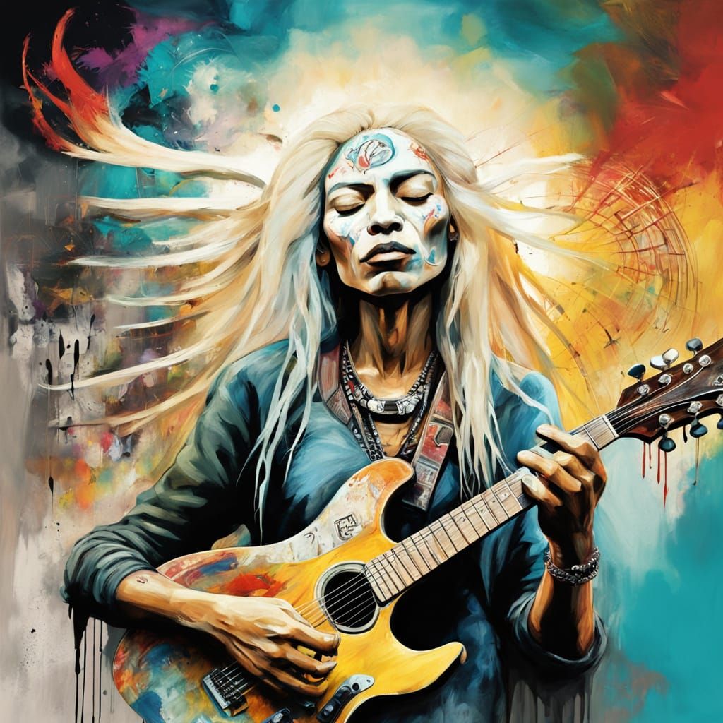 Graffiti Goddess Serenades the Night