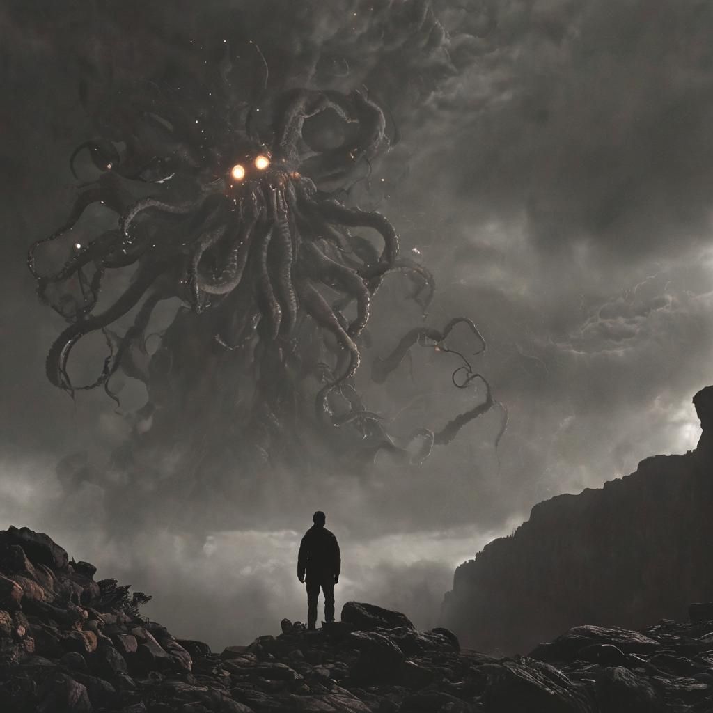 Epic Cliffside Standoff with Tentacled Storm