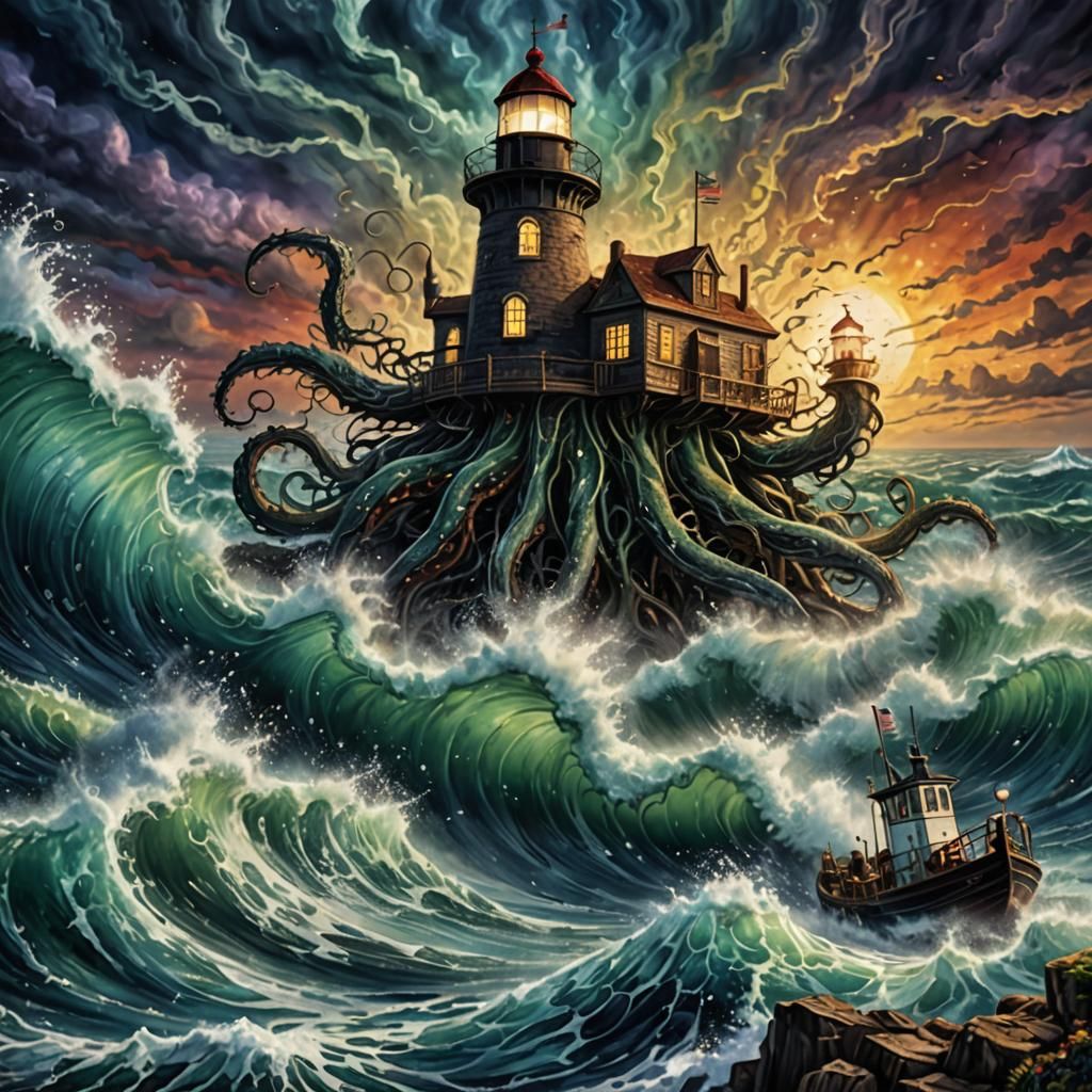 Eldritch Horror Emerges from the Deep Sea