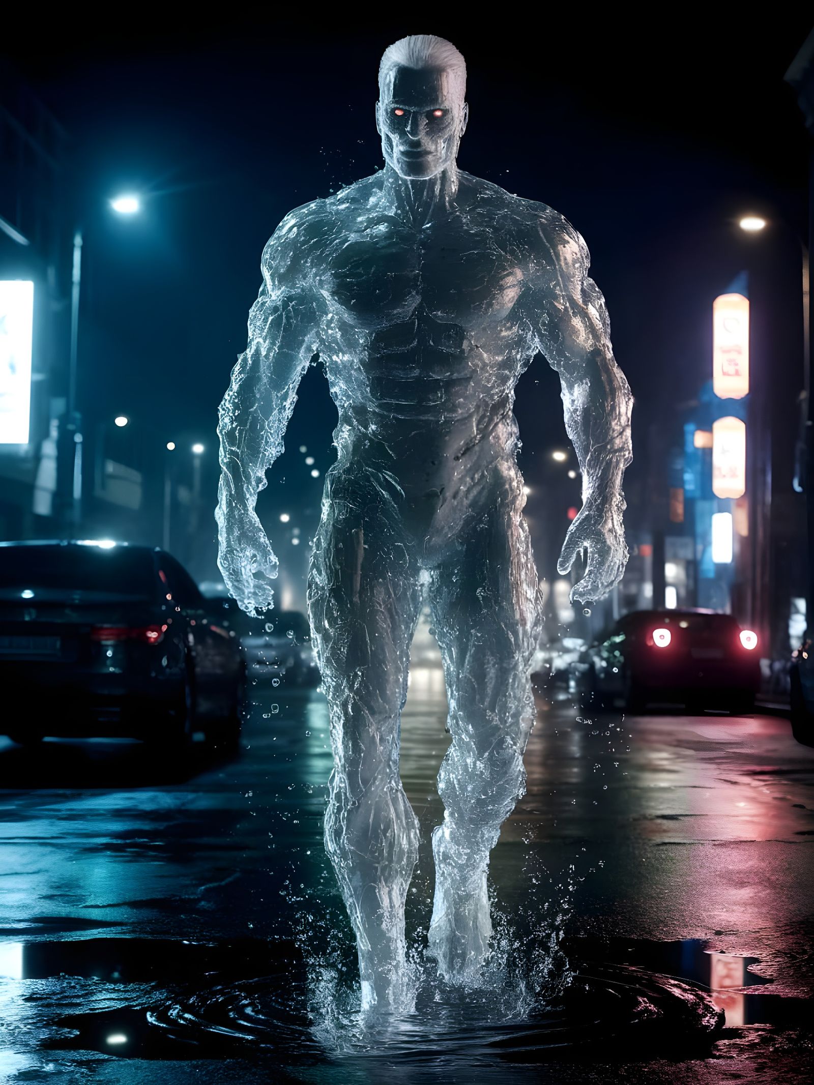 Liquid Terminator: Water Form of Robert Patrick's Character ...