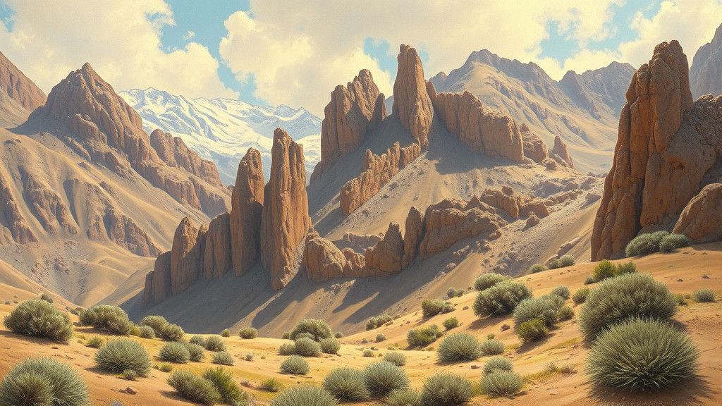 Oil Painting in Style of James Gurney