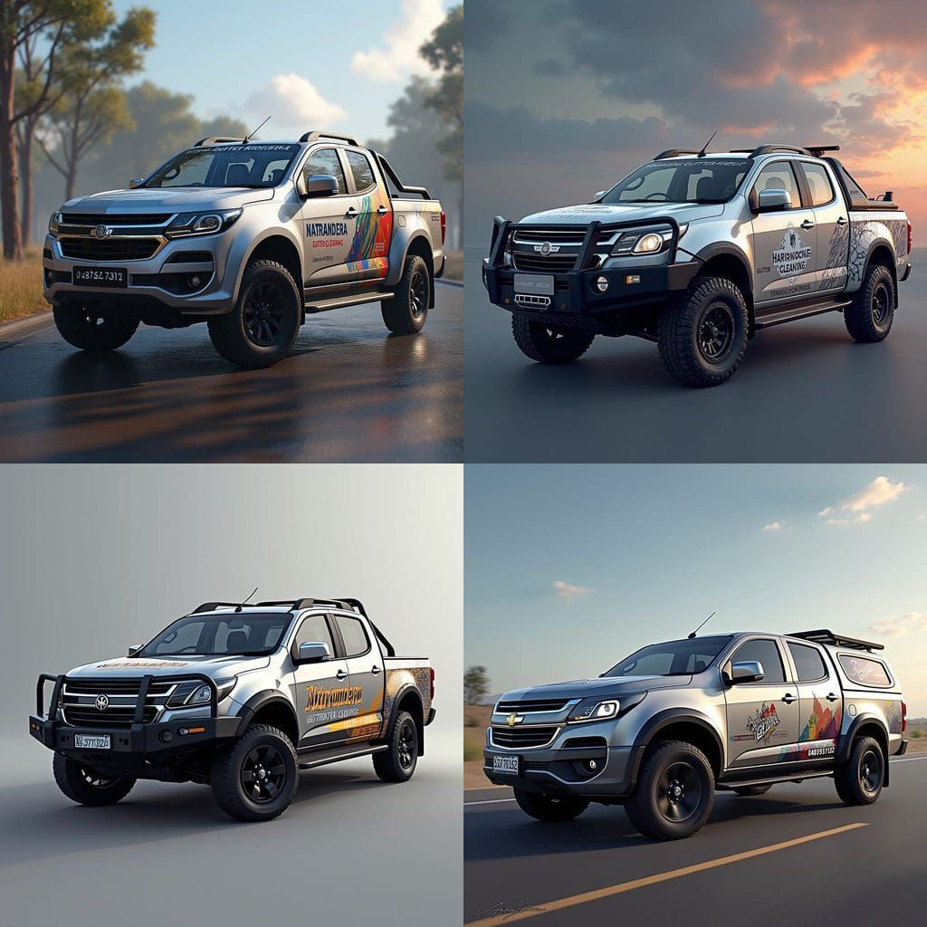 Narrandera Gutter Cleaning Vehicle Graphic