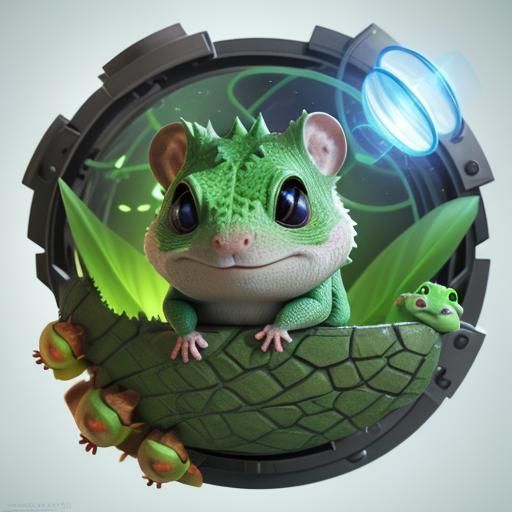 Hamster and gecko hybrid