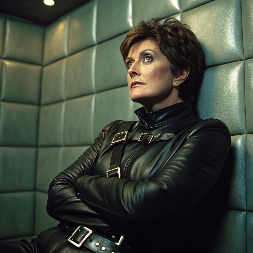 Sharon Osbourne in Cyberpunk Straitjacket, a Dark Vision of ...