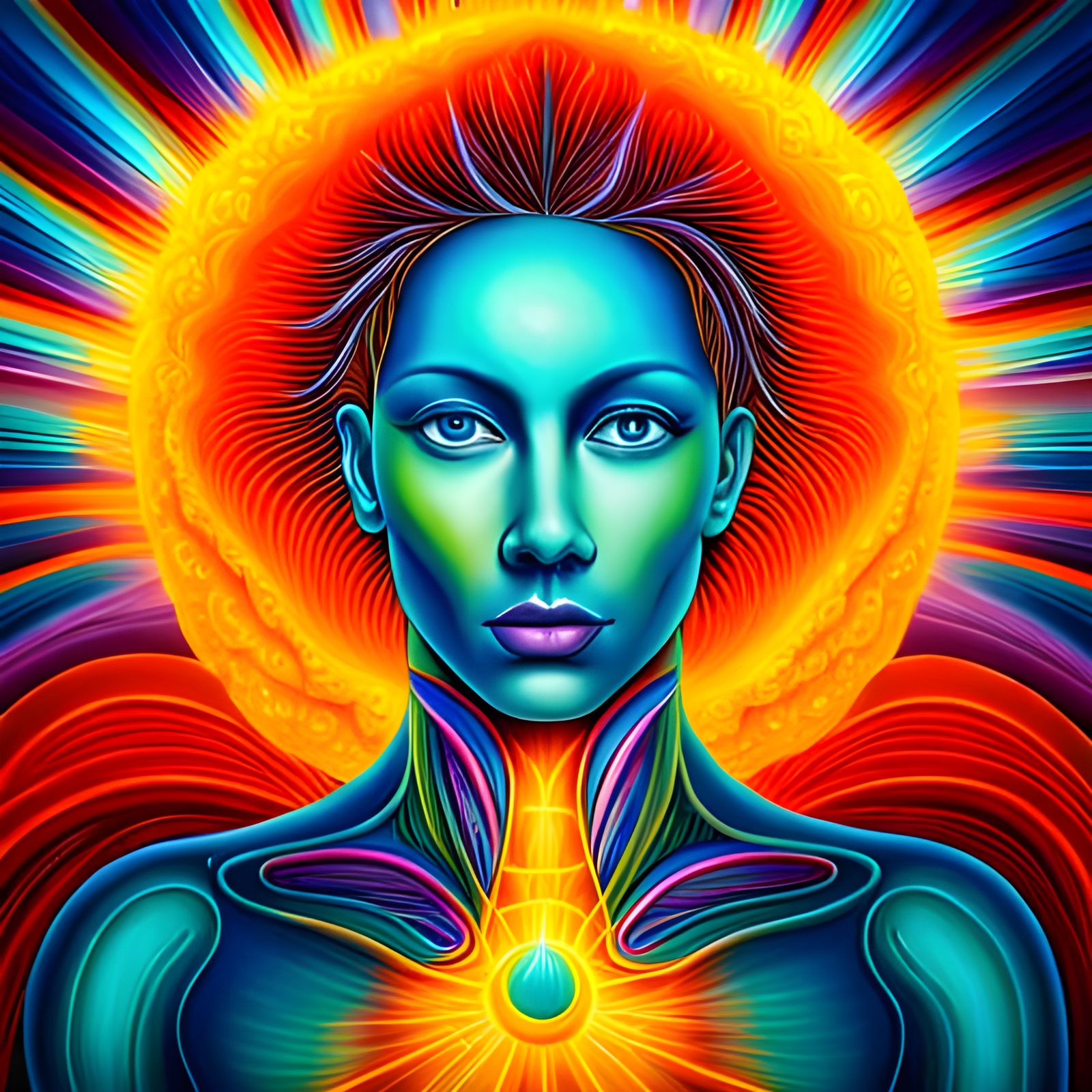 Candle Flame in Wind: Visionary Concept Art