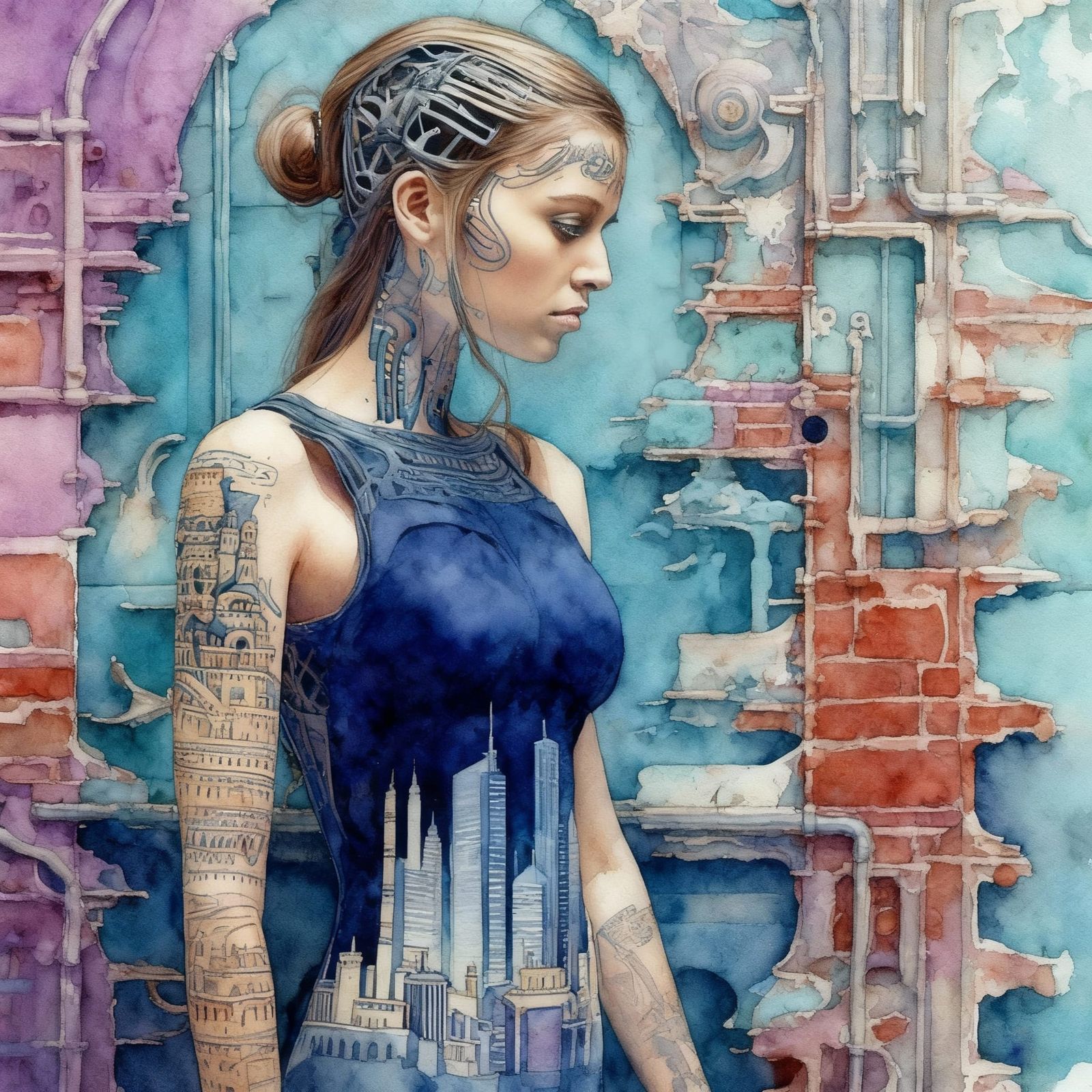 A Busy Interior Landscape