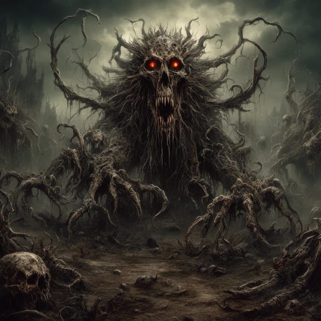 Wasteland Landscape: A Study in Decay