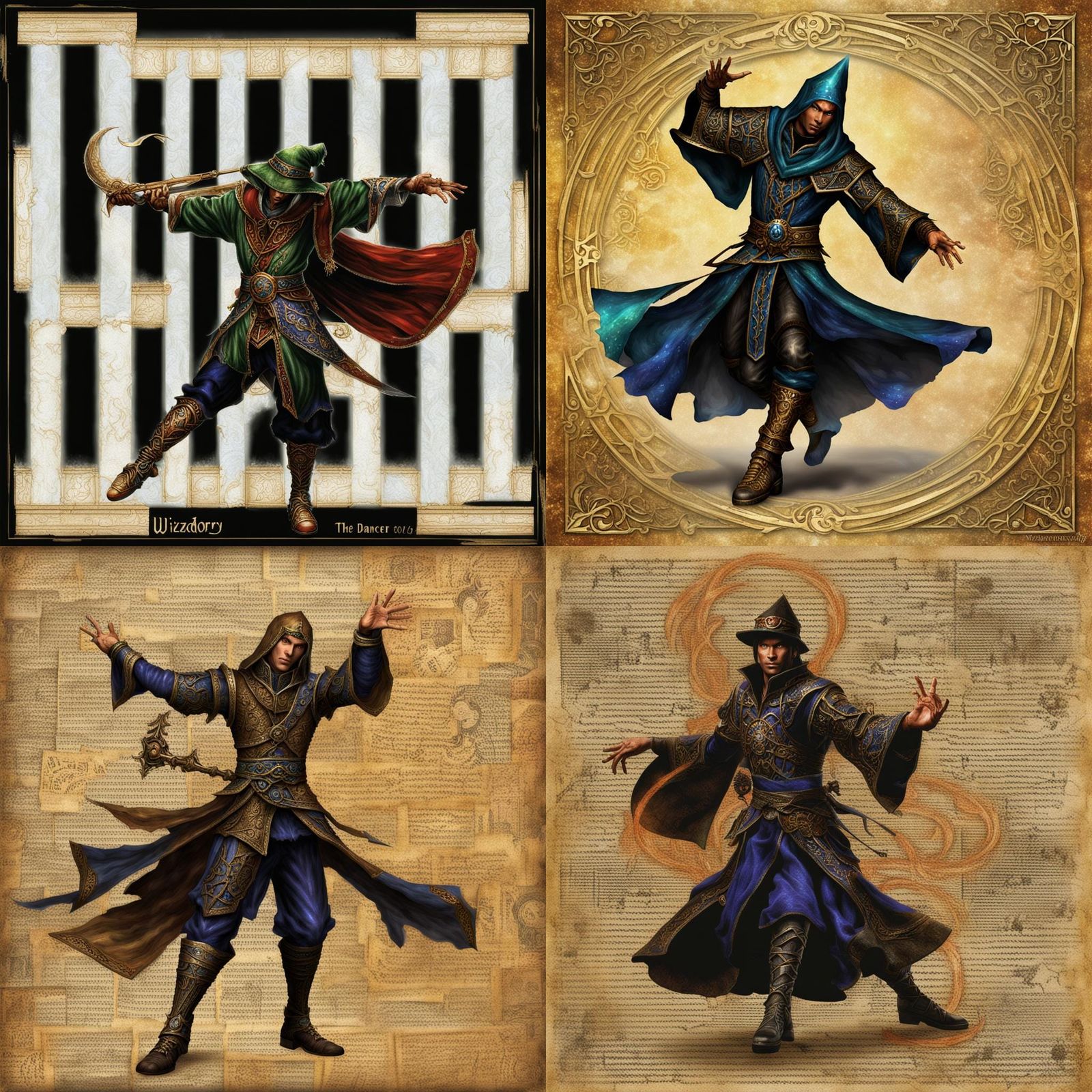 Wizardry 8 Dancer Illustration