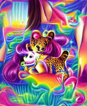 Kitten Hatching From Cupcake: Whimsical AI Art