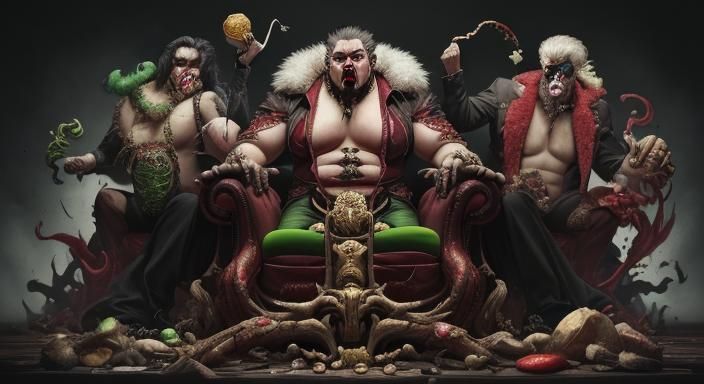 Seven Deadly Sins   (series) : pride, greed, wrath, envy, lu...