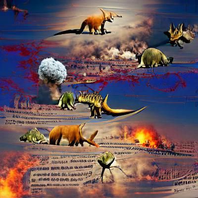 Dinosaur Extinction Event: Rendered Cataclysm