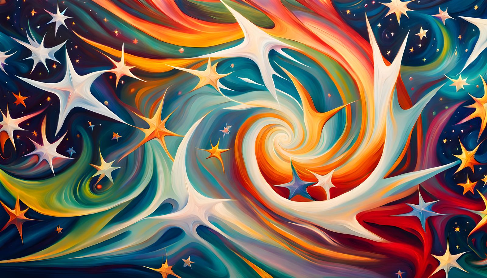 Macro Star Cluster Formation in Abstract Expressionism