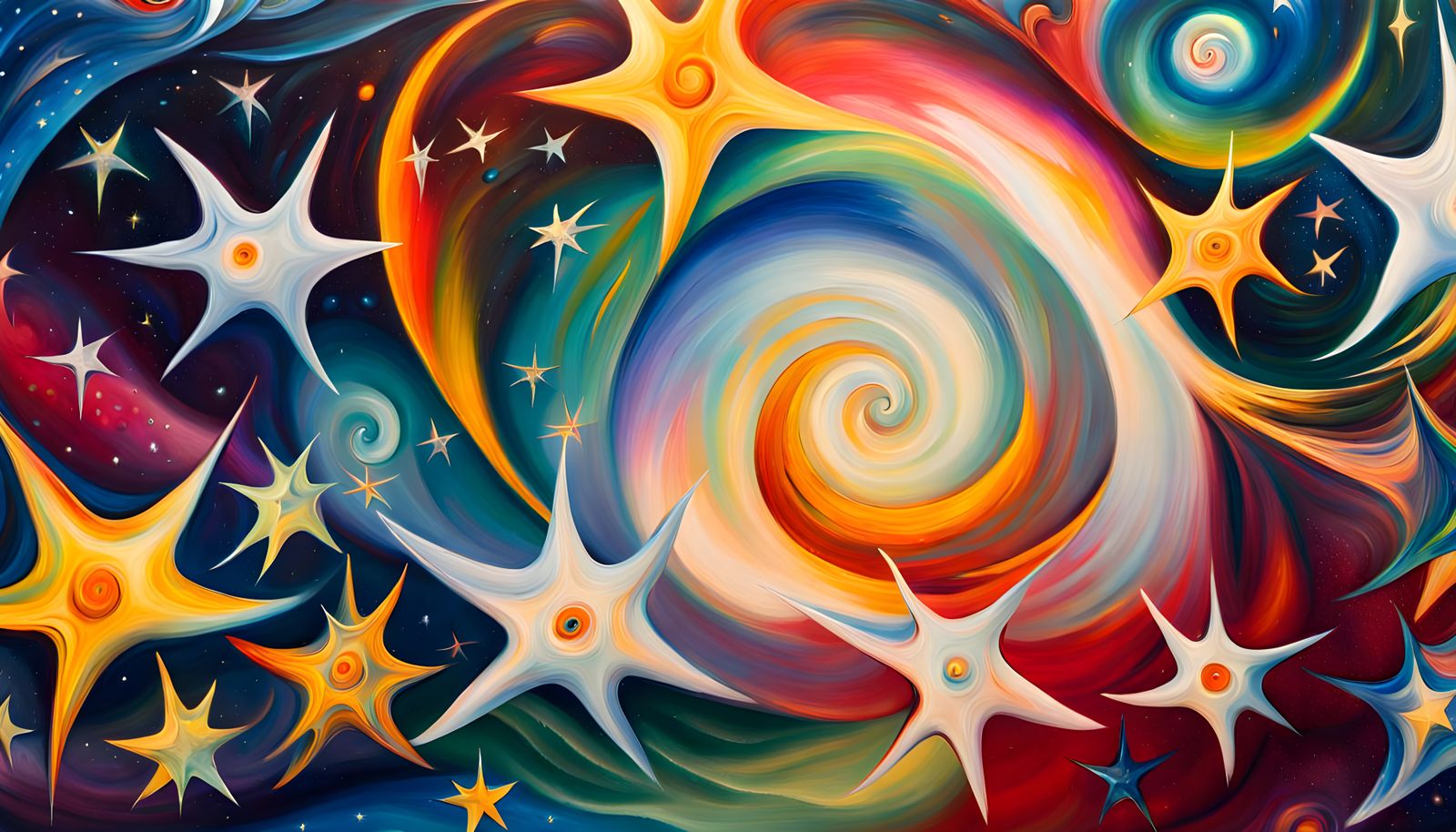 Cosmic Energy Creates Iridescent Protostar Cluster