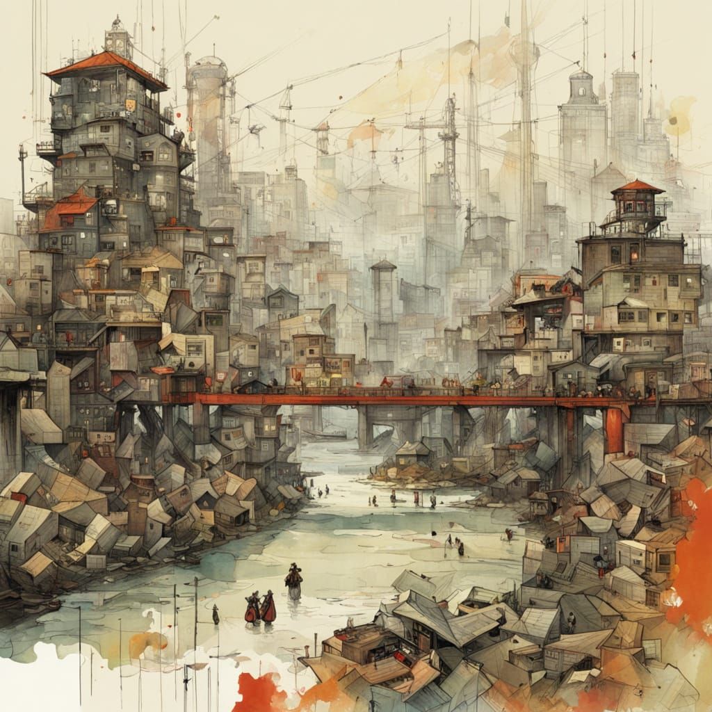 Majestic Giants in Stylized Art Style