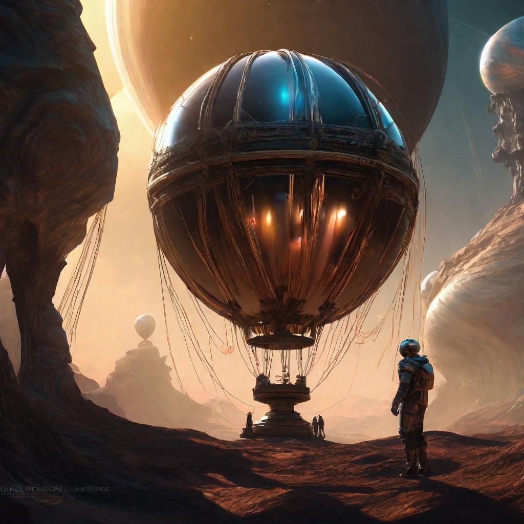 encounters an unusual interstellar intelligence that leads to the discovery of a balloon-size sphere in orbit about an e...