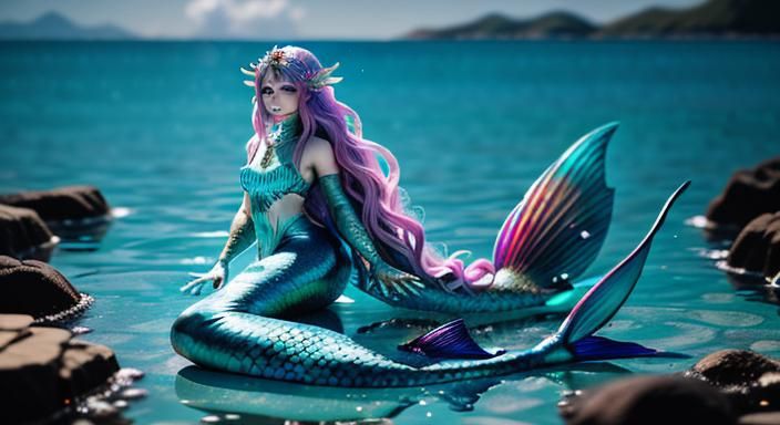Biopunk Mermaid Goddess: Professional Photography