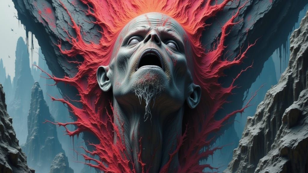 Stone Giants Portrait in Dynamic Lighting