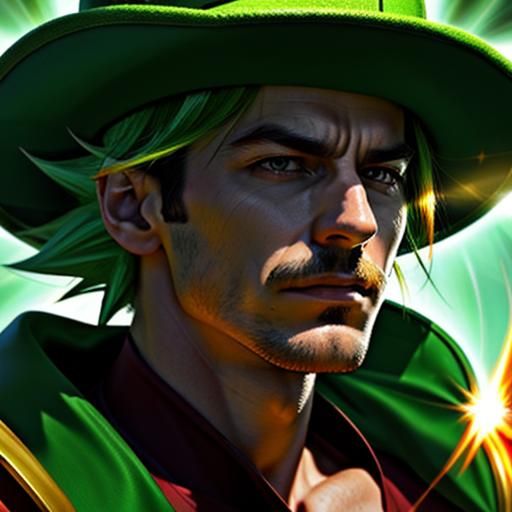 Super Saiyan God Luigi in Energy Realm