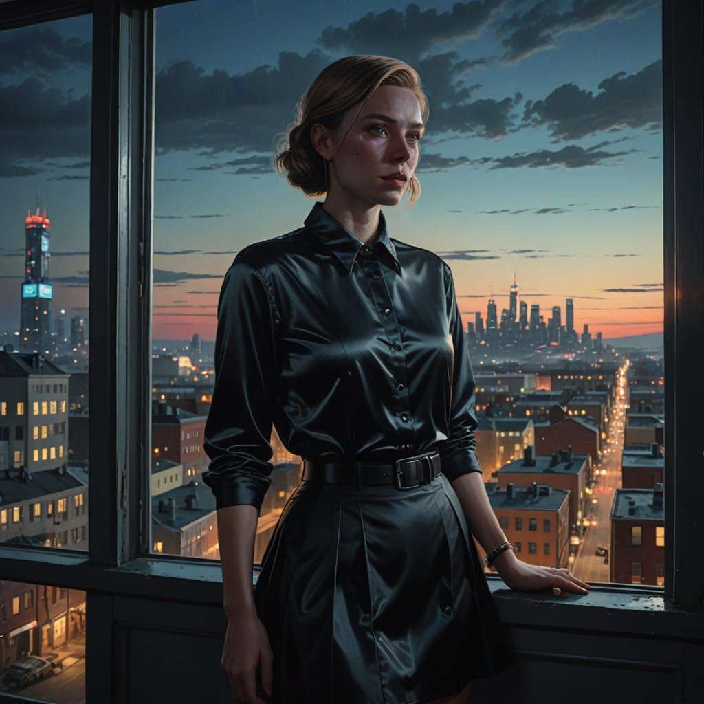 Ethereal City Siren in Velvet Hues