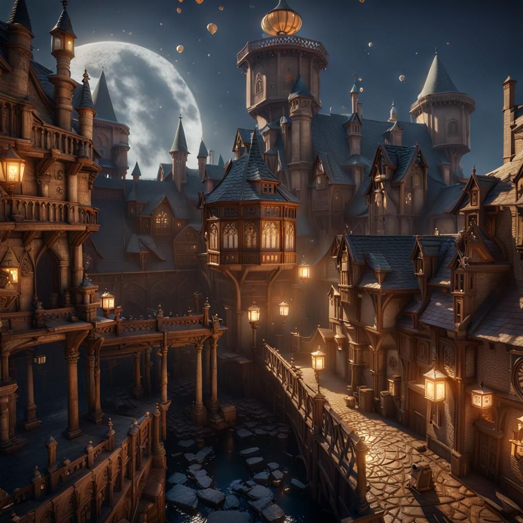 Ankh-Morpork's Unseen University in 3D