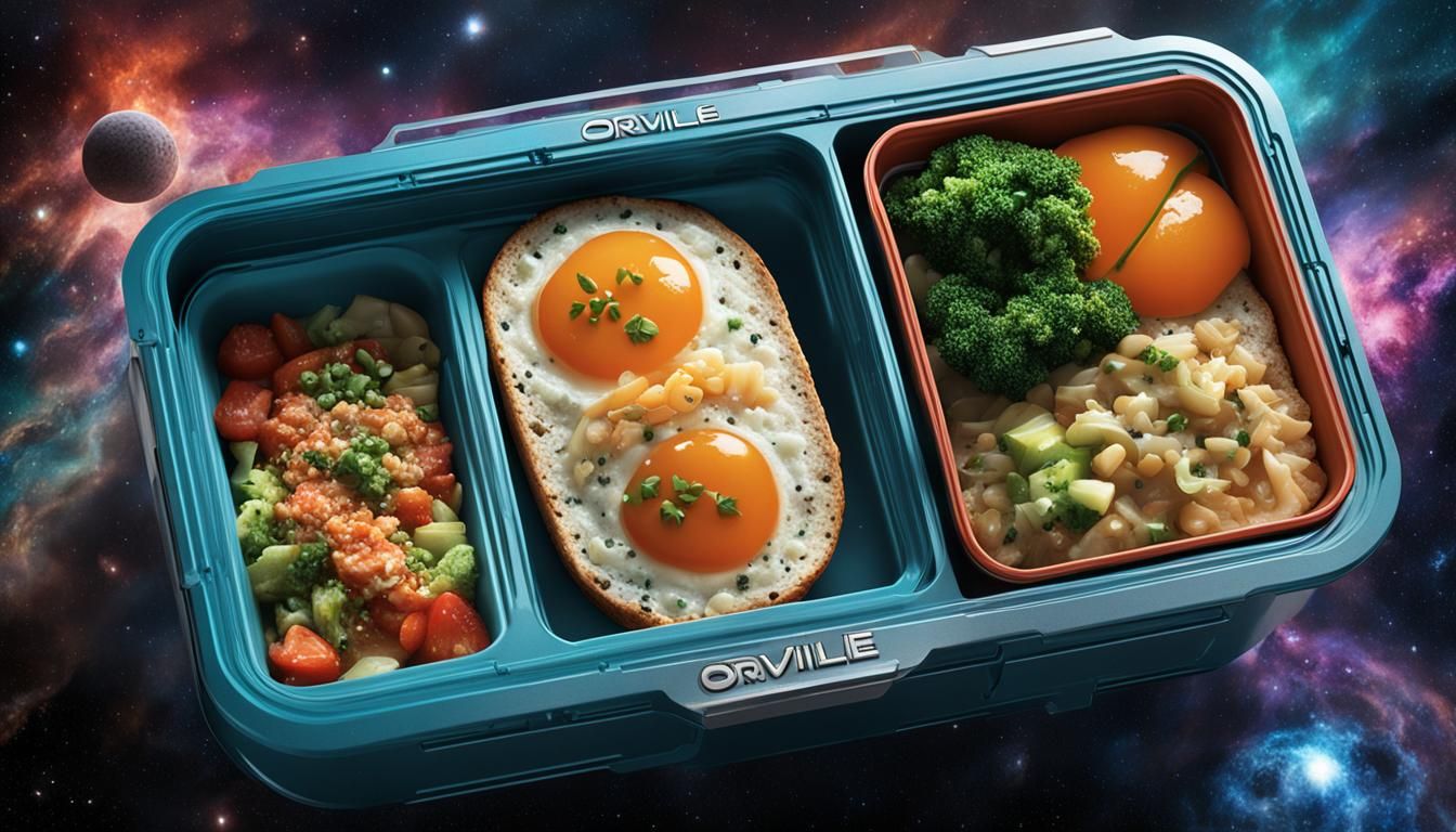 The Orville Bento Space Food Box in Hyperrealism