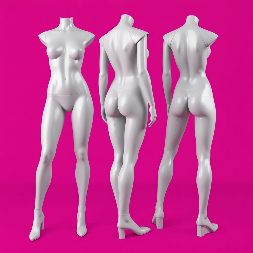 Mannequin Views in Futuristic Industrial Style