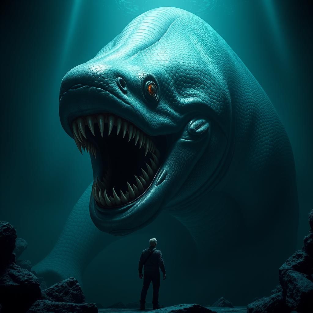 Gargantuan Moray Eel Emerges from the Abyss