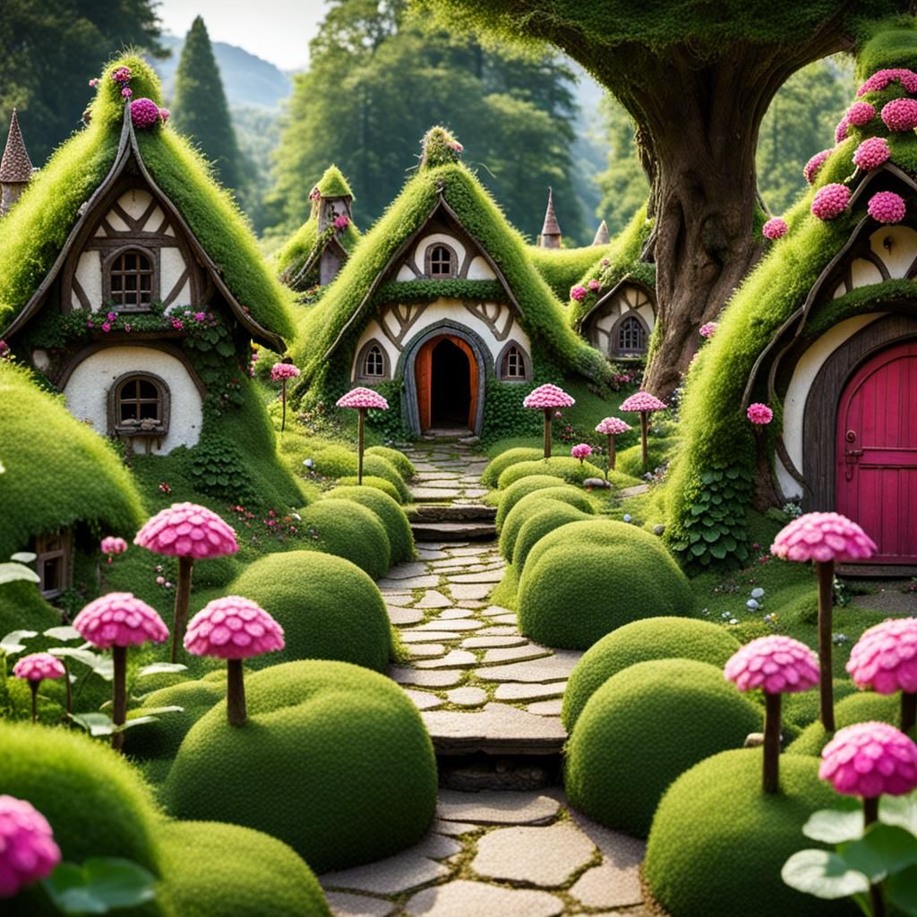 Whimsical Fairy Villages in Hidden Environments