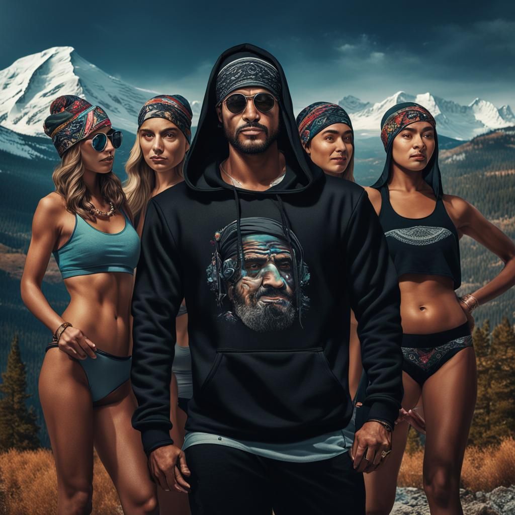DJ with Women in Denver: Digital Matte Painting