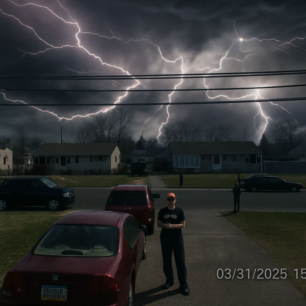 Dramatic Lightning Storm Sky Replacement