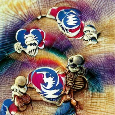 Grateful Dead AI Image