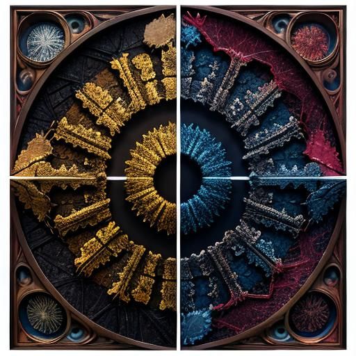 Psychedelic Cowboy Portrait in Oil on Canvas