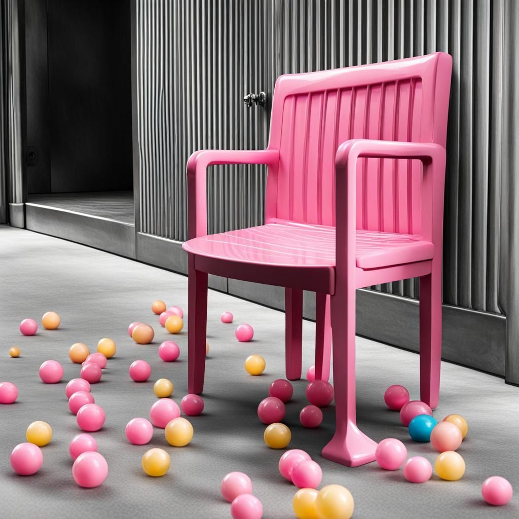 Bubble Gum Stuck Underneath a Chair