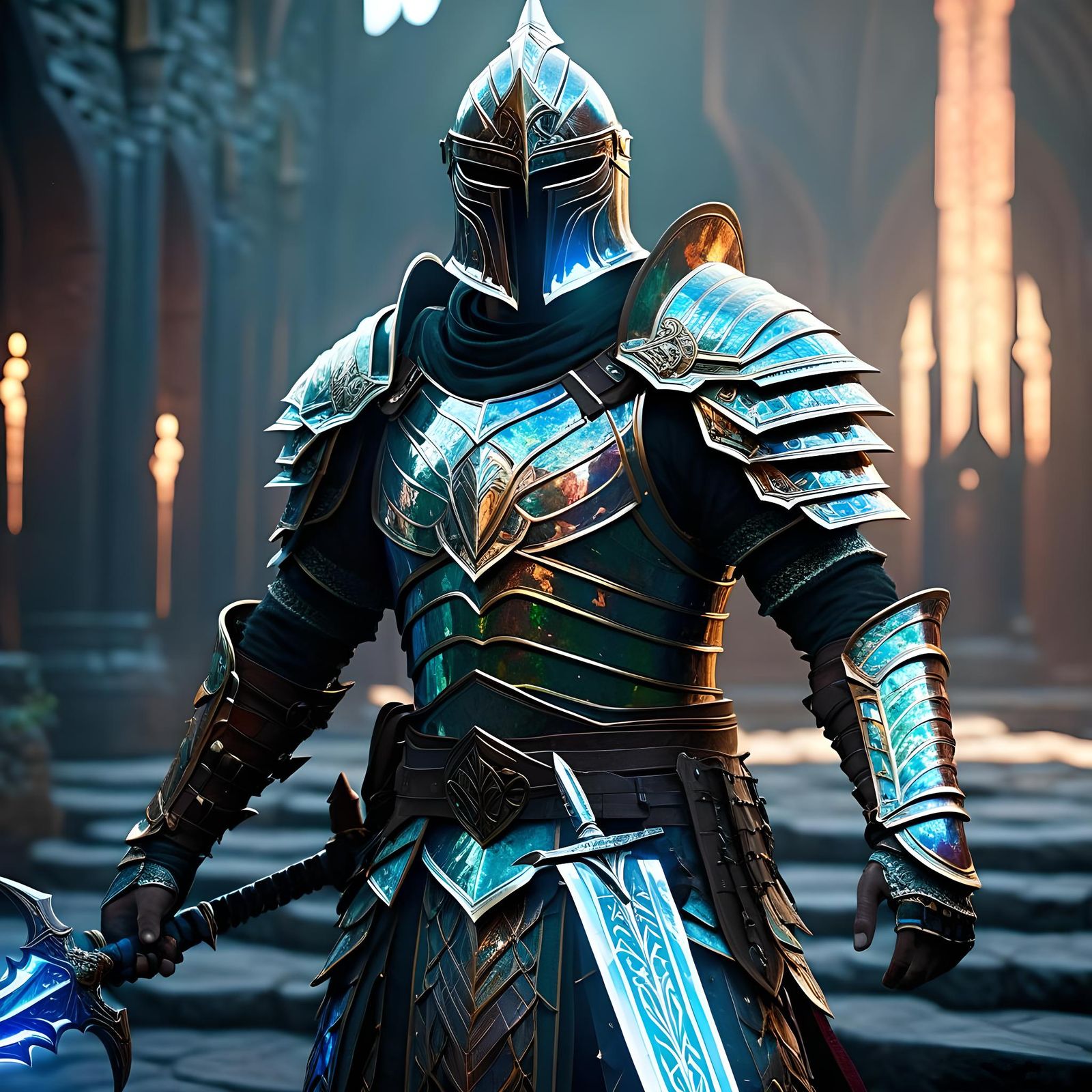 Iridescent Suit of Armor