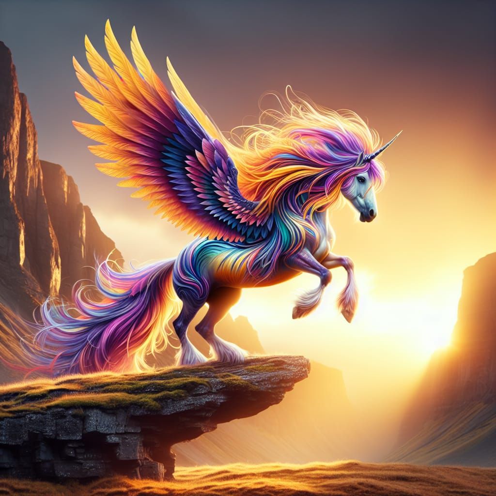 Rainbow Pegasus