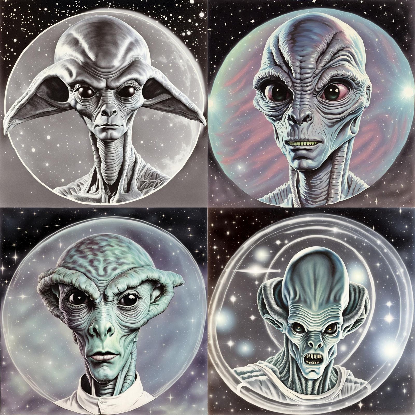 Otherworldly High School Senior in 80's Attire