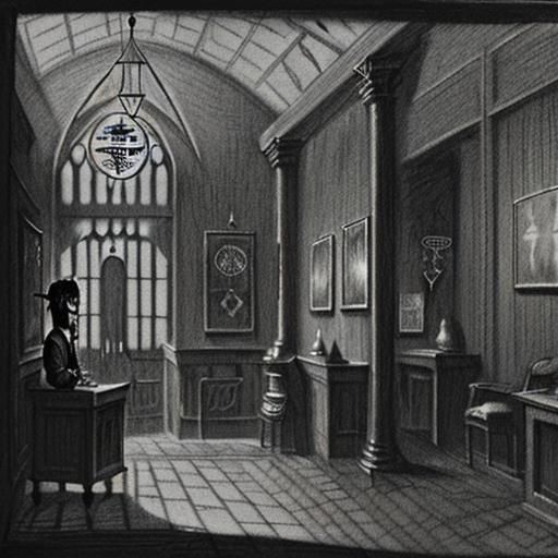 House of(Hyde:1.5) all patients check in the back way. 18th ...