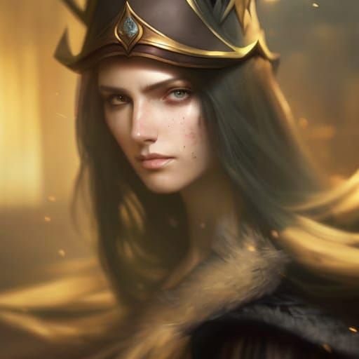 Morgana the Witch Selfie: Hyperdetailed Concept Art